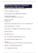 CWS Exam study set 1 Questions and Answers 100&percnt; Solved