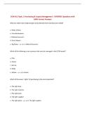 SCM 421 Topic 1&colon; Purchasing & Supply Management &vert; UPDATED Questions with 100&percnt; Correct Answers