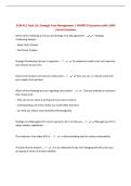 SCM 421 Topic 10&colon; Strategic Cost Management &vert; UPDATED Questions with 100&percnt; Correct Answers
