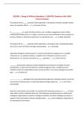 SEJPME-1&colon; Range of Military Operations &vert; UPDATED Questions with 100&percnt; Correct Answers