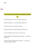 FIN 301 Exam Questions and Answers &ndash; A&plus; Graded Solutions 2026&sol;2027 &ndash; Complete Study Material