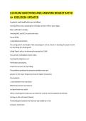 IHS EXAM QUESTIONS AND ANSWERS NEWEST RATED A&plus; 2025&sol;2026 UPDATED