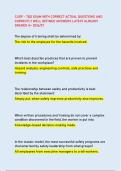 CUSP &ndash; T&D EXAM WITH CORRECT ACTUAL QUESTIONS AND  CORRECTLY WELL DEFINED ANSWERS LATEST ALREADY  GRADED A&plus; 2026&sol;27