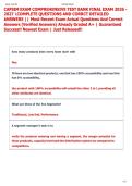 CAPSIM EXAM COMPREHENSIVE TEST BANK FINAL EXAM 2026  2027 COMPLETE QUESTIONS AND CORRCT DETAILED  ANSWERS &vert;&vert; Most Recent Exam Actual Questions And Correct  Answers &lpar;Verified Answers&rpar; Already Graded A&plus; &vert; Guaranteed  Success&excl;&excl; Newest Exam &vert; Just Rel