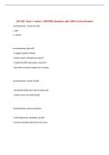 BUNDLE FOR SHS 485 EXAMS &vert; ALL Questions UPDATED with 100&percnt; Correct Answers &vert; Complete and Accurate