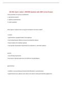 SHS 485&colon; Exam 2 review &vert; UPDATED Questions with 100&percnt; Correct Answers