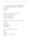 SLP Praxis Exam &vert; UPDATED Questions with 100&percnt; Correct Answers