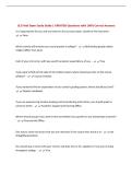SLS Final Exam Study Guide &vert; UPDATED Questions with 100&percnt; Correct Answers