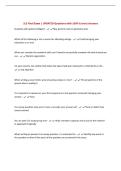 SLS Final Exam &vert; UPDATED Questions with 100&percnt; Correct Answers