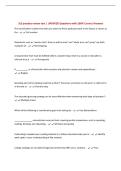 SLS practice review test &vert; UPDATED Questions with 100&percnt; Correct Answers