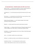 BUNDLE FOR SLS  EXAMS &vert; ALL Questions UPDATED with 100&percnt; Correct Answers &vert; Complete and Accurate