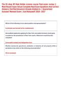 REAL ESTATE EXAM CE SHOP &vert;&vert; Most Recent Exam Actual Complete Real Exam Questions And Correct Answers &lpar;Verified Answers&rpar; 