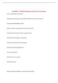 BUNDLE FOR SLS EXAMS &vert; ALL Questions UPDATED with 100&percnt; Correct Answers &vert; Complete and Accurate