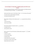 SLS 1101 Chapters 4-5 Study Guide &vert; UPDATED Questions with 100&percnt; Correct Answers