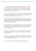 SLS 1122 Module 3 Exam &vert; UPDATED Questions with 100&percnt; Correct Answers
