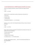 SLS 1501 Final Review Exam &vert; UPDATED Questions with 100&percnt; Correct Answers
