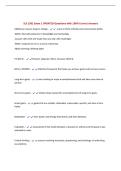 BUNDLE FOR SLS 1501 EXAMS &vert; ALL Questions UPDATED with 100&percnt; Correct Answers &vert; Complete and Accurate
