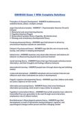 EDHD320 Exam 1 With Complete Solutions