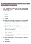 ATI Fundamentals Content Mastery Series Exam 1 2026 &vert;  Verified Q&A &vert; Pass Guarantee