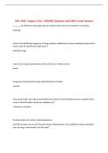 SOCL 4465- Chapter 5 Test &vert; UPDATED Questions with 100&percnt; Correct Answers