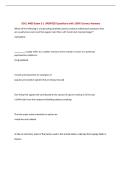 BUNDLE FOR SOCL 4465 EXAMS &vert; ALL Questions UPDATED with 100&percnt; Correct Answers &vert; Complete and Accurate