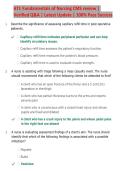 ATI&colon; Fundamentals of Nursing CMS review &vert;  Verified Q&A &vert; Latest Update &vert; 100&percnt; Pass Success