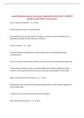 Special Education General Curriculum Combined Test GACE &lpar;581&rpar; &vert; UPDATED Questions with 100&percnt; Correct Answers