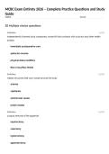 MCBC Exam Entirety 2026 &ndash; Complete Practice Questions and Study Guide