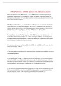 SPIPC &lpar;SPeD&rpar; Exam &vert; UPDATED Questions with 100&percnt; Correct Answers