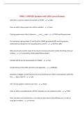 TAMIS &vert; UPDATED Questions with 100&percnt; Correct Answers
