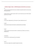 TAX 4001- Chapter 1 Mod 1 &vert; UPDATED Questions with 100&percnt; Correct Answers