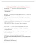 TAX 4001 Exam 1 &vert; UPDATED Questions with 100&percnt; Correct Answers