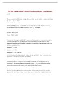 TAX 4001 Exam &num;1 Review &vert; UPDATED Questions with 100&percnt; Correct Answers