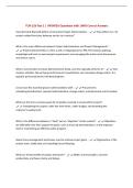 TCM 226 Test 1 &vert; UPDATED Questions with 100&percnt; Correct Answers