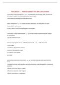 TCM 226 Exam 1 &vert; UPDATED Questions with 100&percnt; Correct Answers