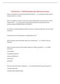 TCM 226 Exam 1 &vert; UPDATED Questions with 100&percnt; Correct Answers