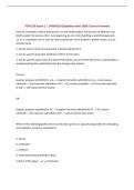TCM 226 Exam 1 &vert; UPDATED Questions with 100&percnt; Correct Answers