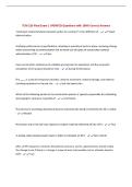 BUNDLE FOR TCM 226 EXAMS &vert; ALL Questions UPDATED with 100&percnt; Correct Answers &vert; Complete and Accurate
