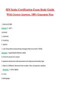 SDI Scuba Certification Exam Study Guide &vert; Actual 2026 &sol; 2027 Questions with Verified Answers Grade A&plus; Guarantee