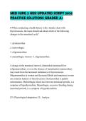 MED SURG 2 HESI UPDATED SCRIPT 2026 PRACTICE SOLUTIONS GRADED A&plus;