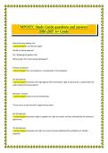 MPOETC Study Guide &ndash; Questions and Answers &vert; 2026&sol;2027 &vert; A&plus; Grade