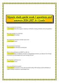 MPOETC Study Guide Week 1 &ndash; Questions and Answers &vert; 2026&sol;2027 &vert; A&plus; Grade &lpar;Exam Preparation Material&rpar;