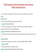 SDI Computer Nitrox &vert; Actual 2026 &sol; 2027 Questions with Verified Answers Grade A&plus; Guarantee