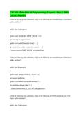 CSE 110 - Principles Of Programming&colon; Chapter 8 Quiz &vert;&vert; 100&percnt; Correct Answers&period;