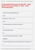 Ole Miss baseball diamond girl quiz Set 2026&sol;2027 &ndash; Solved Questions & Key Team Information &lpar;A&plus; Grade&rpar; &ndash; Instant Download Study Guide