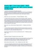 Practice RBC 3 Test &lpar;Latest 2026 &sol; 2027&rpar; Complete Questions and 100&percnt; Correct Answers &lpar;Verified Pass&rpar;