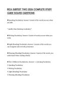 RICA SUBTEST TWO 2026 COMPLETE STUDY GUIDE SOLVED QUESTIONS
