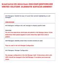 Grand Central 201 Admin Exam 2026 EXAM QUESTIONS AND  VERIFIED SOLUTIONS &vert;ELABORATED &DETAILED ANSWERS&excl;&excl;