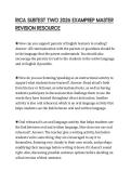 RICA SUBTEST TWO 2026 EXAMPREP MASTER REVISION RESOURCE