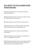 RICA SUBTEST TWO 2026 EXAMPREP MASTER REVISION RESOURCE